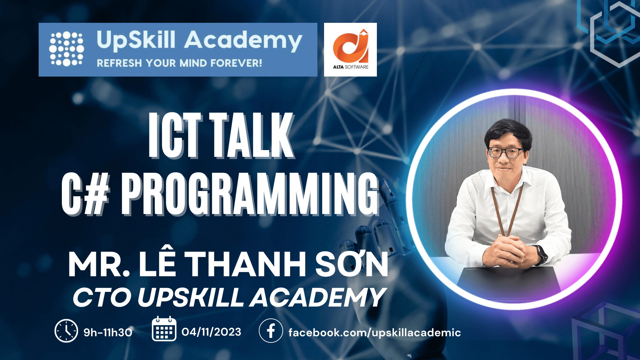 UPSKILL ICT TALK: C# PROGRAMMING – Khám phá Sức Mạnh của Ngôn ngữ Lập trình Đa Năng